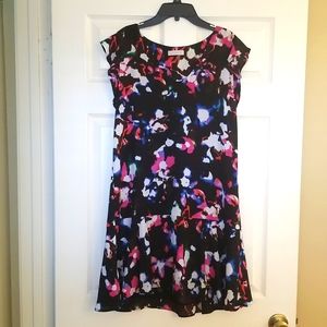 Beautiful floral lined dress medium